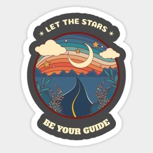 Let The Stars Be Your Guide Sticker